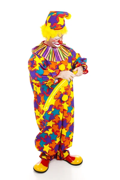 Clown vridning ballong djur — Stockfoto