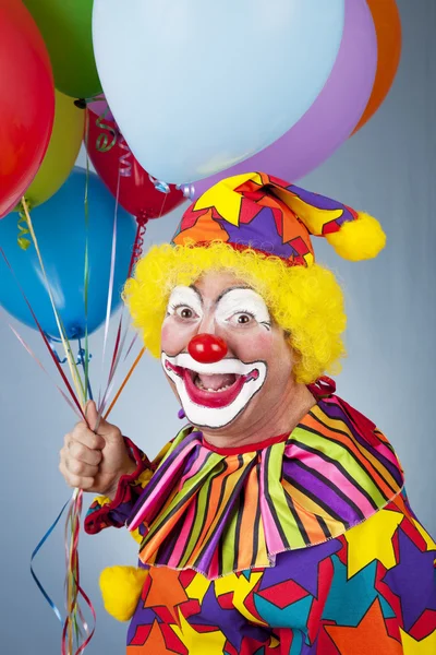 Klaun s balónky — Stock fotografie