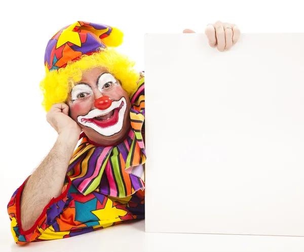 Liegender Clown — Stockfoto