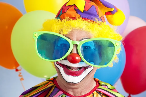 Глупый клоун — стоковое фото