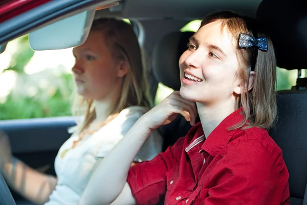 Driver per adolescenti distratti — Foto Stock