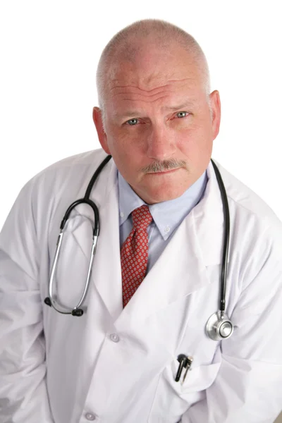 Starsze lekarz - poważne — Zdjęcie stockowe