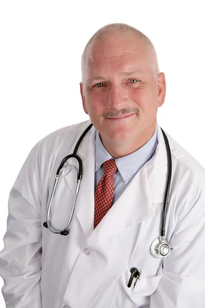 Starsze lekarz - godne zaufania — Zdjęcie stockowe