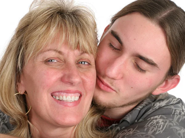 Kiss For Mom — Stock Photo, Image