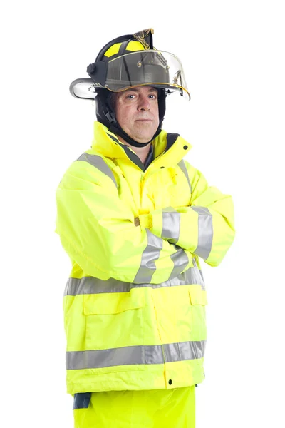 Retrato de bombero serio —  Fotos de Stock