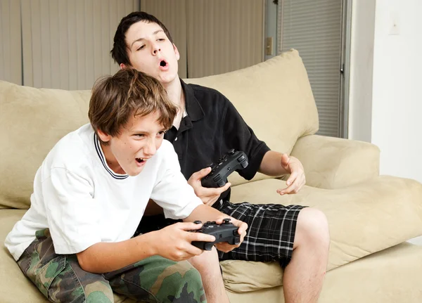 Gamers de vídeo - Intensidade — Fotografia de Stock