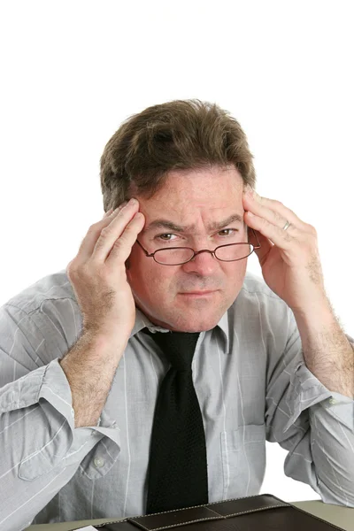 Baş ağrısı acı — Stok fotoğraf