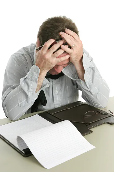 Trabajador de oficina - Frustración — Foto de Stock