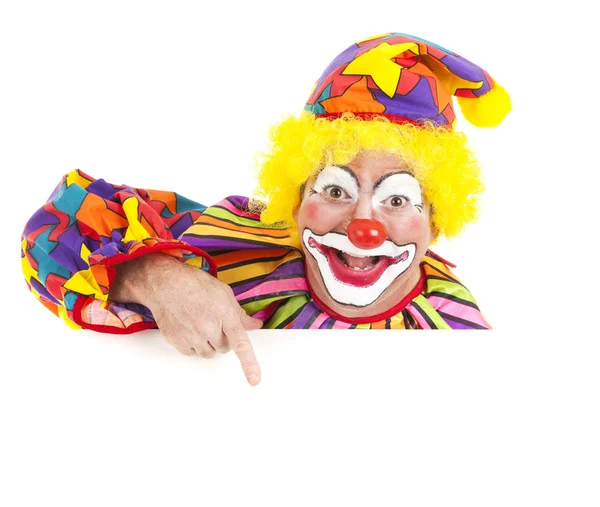 Cheerful Clown Design Element Stock Picture