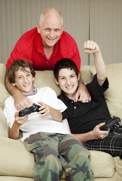 Family Time with Dad — Stock Photo, Image