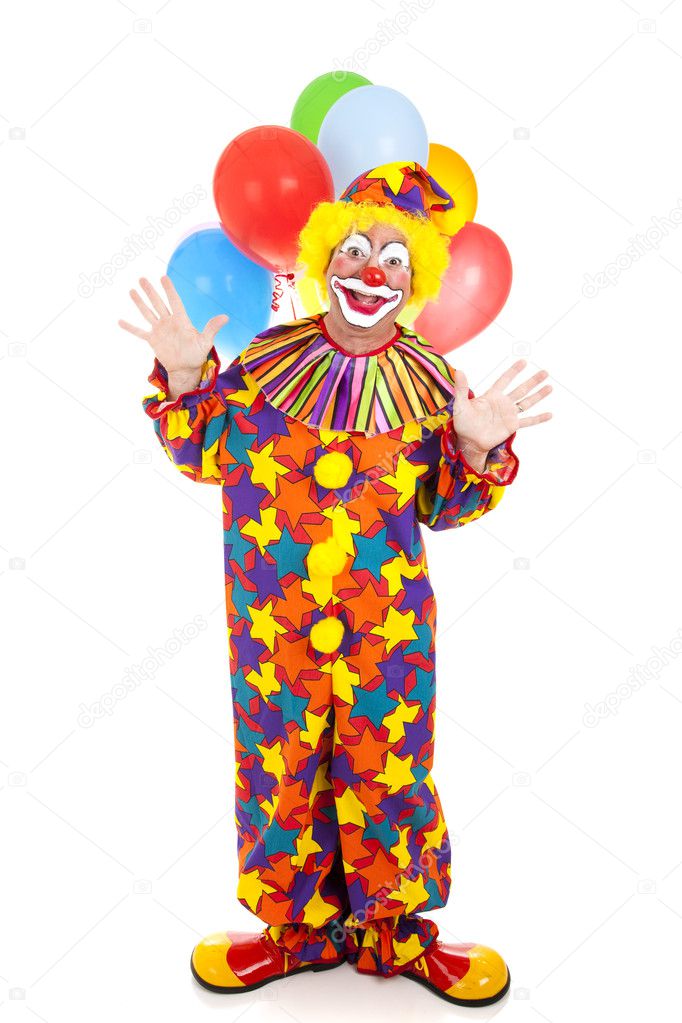 Isolated Clown
