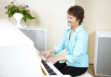 Happy Pianist clipart