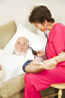 Home Health - Blood Pressure Vertical clipart