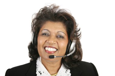 Indian Woman - Customer Service clipart