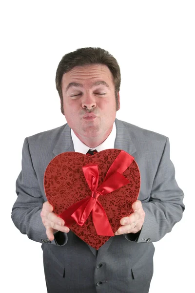 私のバレンタインにキスします。 — ストック写真