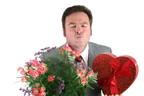 Valentine Guy - Kiss Me — Stock Photo, Image