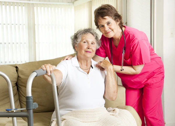 Opieki pielęgniarskiej opieki domowej — Zdjęcie stockowe