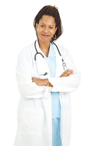 Kvinnliga läkare isolerade — Stockfoto