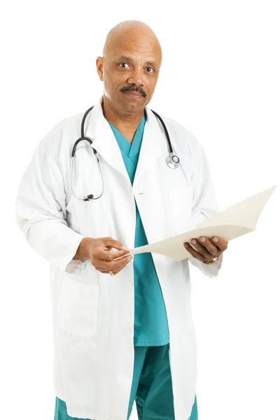 Stilig vårdande läkare — Stockfoto