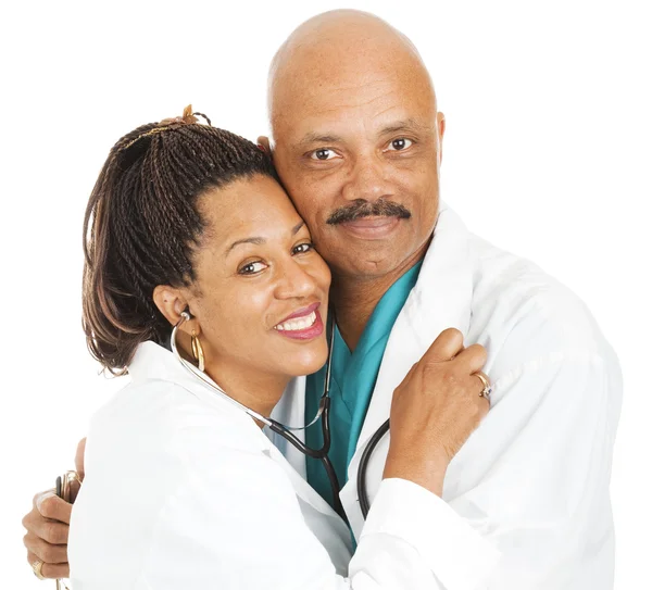 Munkahelyi románcokról - orvosok-szerelem — Stock Fotó