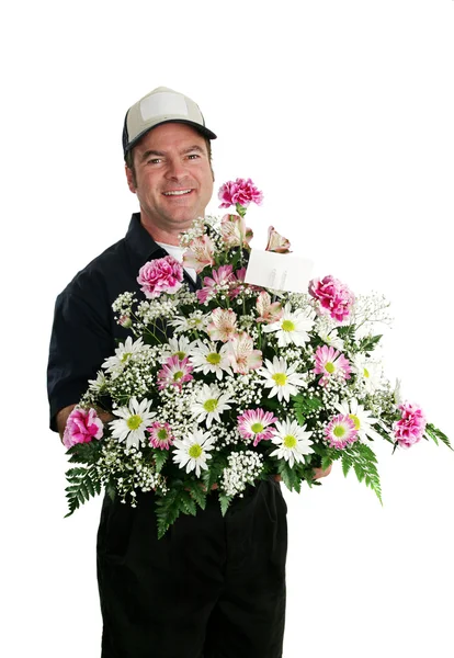 Kwiaty z dostawą pionowe — Zdjęcie stockowe