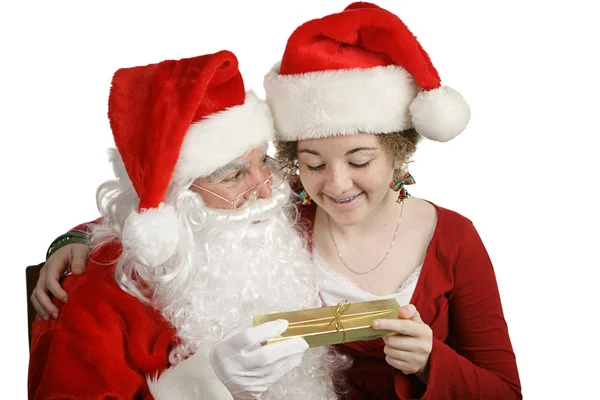 Presente de Papai Noel — Fotografia de Stock