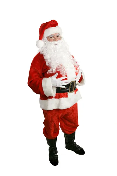 Санта-Клаус - изоляция всего тела — стоковое фото