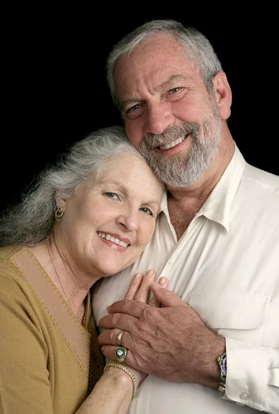 Oudere paar gelukkig samen — Stockfoto