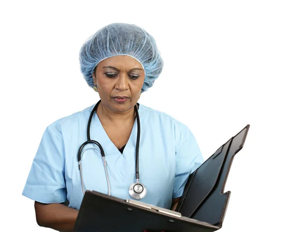 Хирургическая медсестра о Шарте — стоковое фото