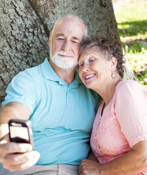 Seniors Say Cheese — Stock Photo, Image