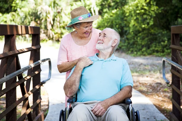 Senior Couple - Caretaker Stock Picture