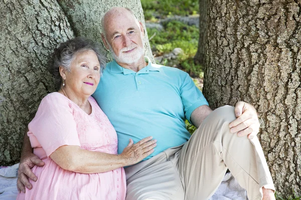 Senior Couple - Relaxing Together Royalty Free Stock Images