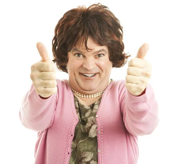 Two Big Thumps Up — Stock Photo, Image