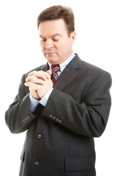 祈りの中でビジネスマン — ストック写真