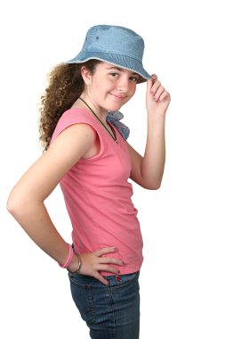 Stylish Teenaged Model clipart