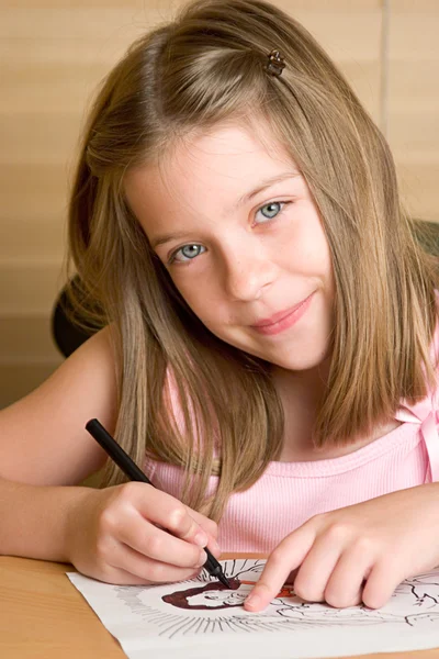 Child Doing Homework — Stock Photo, Image