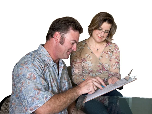 stock image Filling Out Forms