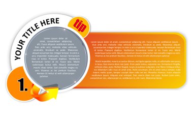 Vector magazine tips background clipart