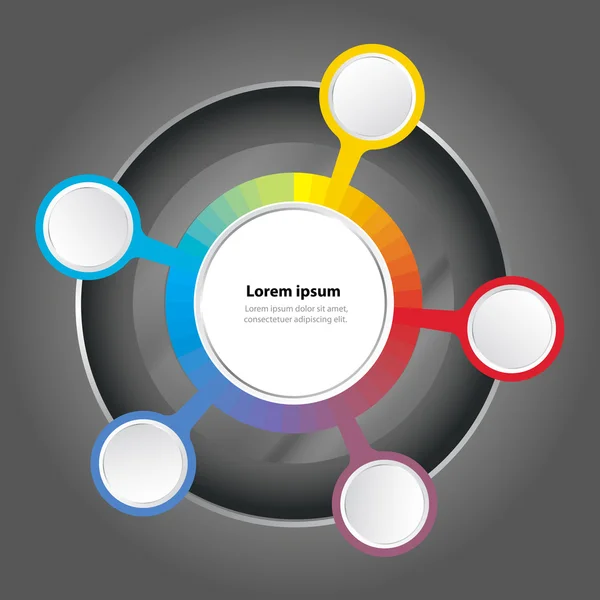 Vektor Graph Farbspektrum Hintergrund — Stockvektor