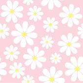 Seamless pattern with chamomiles