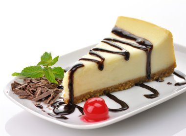 çikolata soslu Cheesecake