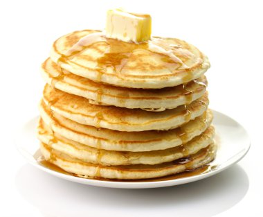 Pancakes with butter clipart