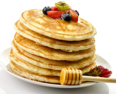 Stack of pancakes clipart