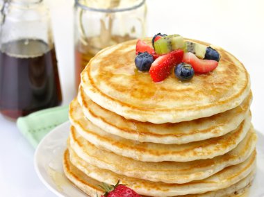 Stack of pancakes clipart