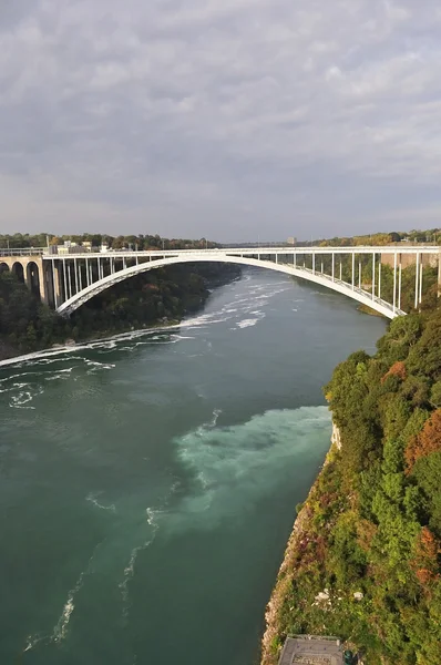 Duhový most - niagara falls, Spojené státy americké — Stock fotografie