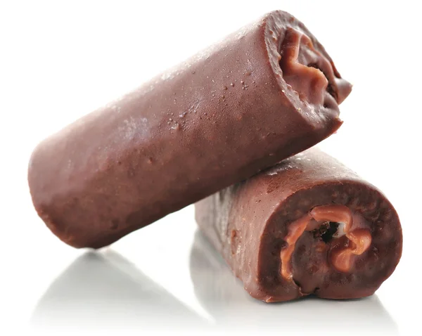 チョコレート ケーキのロール — ストック写真