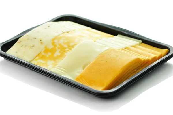 Δίσκο τυρί σε φέτες — Φωτογραφία Αρχείου
