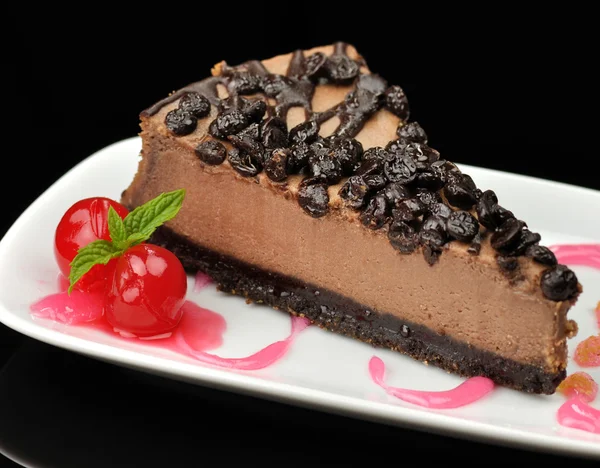 Çikolatalı cheesecake — Stok fotoğraf