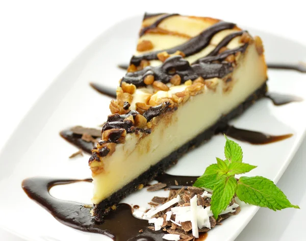 Çikolatalı Cheesecake — Stok fotoğraf