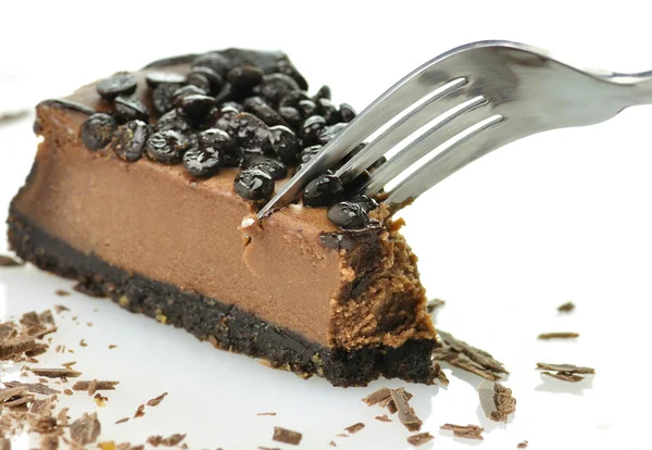 Chocolade cheesecake — Stockfoto